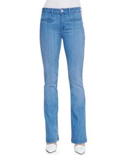 Womens High Rise Boot Cut Jeans, Summer Blue   Vince   Summer blue (26)