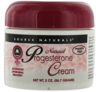 Source Naturals   Natural Progesterone Cream   2 oz.