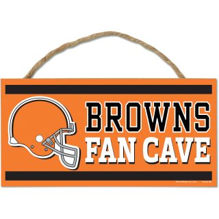 Wincraft Cleveland Browns 5X10 Wood Sign with Rope (82938013)