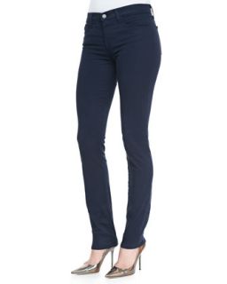 Womens 811 Luxe Sateen Slim Jeans, Carbon Blue   J Brand Jeans   Carbon blue
