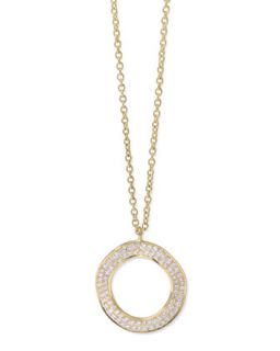 Stardust 18k Gold Diamond Open Circle Pendant Necklace   Ippolita   Gold (18k )