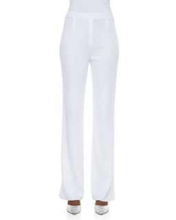 Womens Boot Cut Pants   Misook   White (X SMALL (2/4))