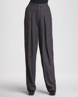 Womens Piere Inverted Pleat Pants   Theyskens Theory   Dark charcoal (0)