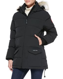 Womens Solaris Fur Hood Parka Jacket   Canada Goose   Silverburch (XX SMALL)