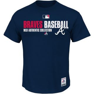 MAJESTIC ATHLETIC Mens Atlanta Braves Team Favorite Short Sleeve T Shirt  