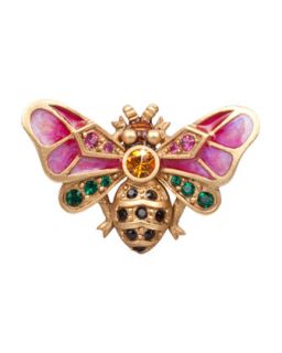Sammie Busy Bee Tack Pin   Jay Strongwater   Multi colors