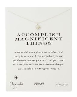 Accomplish Magnificent Things Silver Plated Necklace   Dogeared   Silver