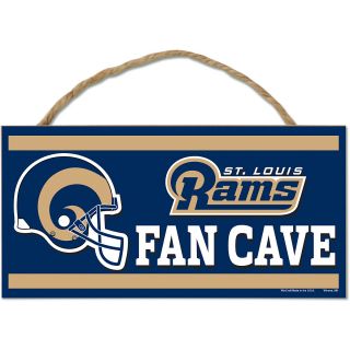 Wincraft St. Louis Rams 5X10 Wood Sign with Rope (83060013)