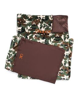Camouflage Sleeping Bag, Plain   Swankie Blankie   Green/Black