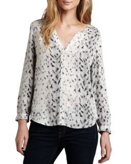 Womens Purine Leopard Print Blouse   Joie   New moon (LARGE)