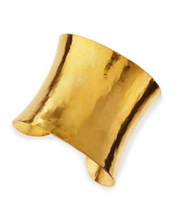Epure Concave Gold Cuff   Herve Van Der Straeten   Gold