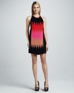 Womens Horizon Flame Striped Dress   M Missoni   Black (46/10)