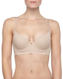 Womens Truly Smooth Convertible Bra   Natori   Cafe (32D)