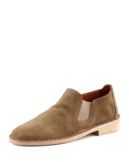 Mia Flat Slip On Bootie, Taupe   Vince   Taupe (7 1/2 B)