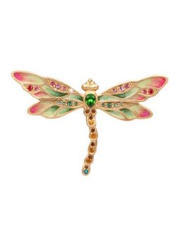 Candice Bejeweled Dragonfly Pin   Jay Strongwater   Multi colors