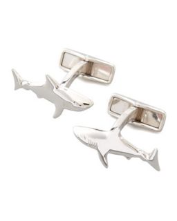 Mens Shark Cuff Links   Alfred Dunhill   Red