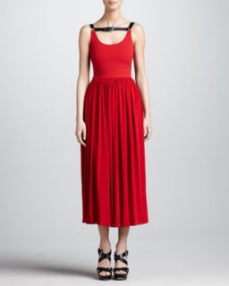 Womens Harness Gown   Michael Kors   Crimson (2)