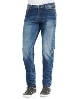 Mens Barracuda Whiskered Jeans, Medium Blue   PRPS   Blue (36)