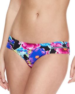 Womens Paradiso Ruched Side Swim Bottom   Seafolly   Black (4)