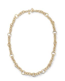 Pave Link Necklace, Golden   Michael Kors   Gold