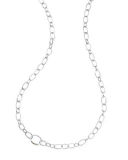 Sterling Silver Smooth Chain Necklace, 48L   Ippolita   Silver