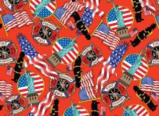 Quilting Flag & Shield 8702 01 Fabric