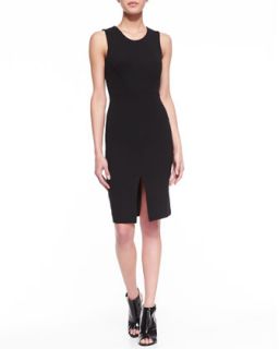 Womens Stephanie Cutout Jersey Dress, Black   French Connection   Black (4)