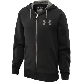 UNDER ARMOUR Mens Charged Cotton Storm Full Zip Hoodie   Size Xl, Black/grey