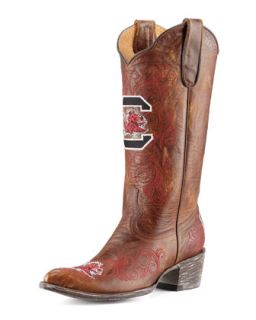 University of South Carolina Tall Gameday Boots, Brass   Gameday Boot Company  
