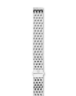12mm Stainless Steel 7 Link Bracelet   MICHELE   Silver (12mm )