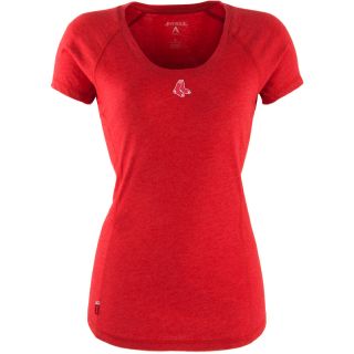 Antigua Boston Red Sox Womens Pep Shirt   Size Large, Dk Red/heather (ANT R
