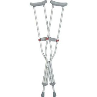 RedDot Aluminum Crutch, Youth, 8/Pack