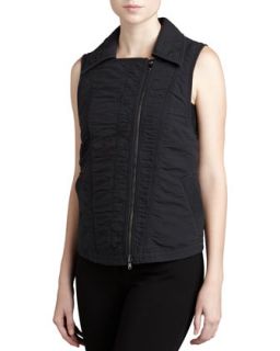 Womens Vintage Washed Vest, Deep   Donna Karan   Deep (8)