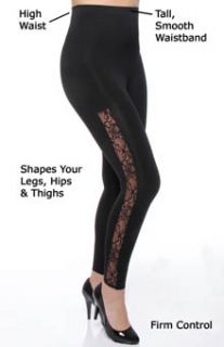 Rhonda Shear R1392 Ahh Ooh La La High Waist Lace Shaping Legging