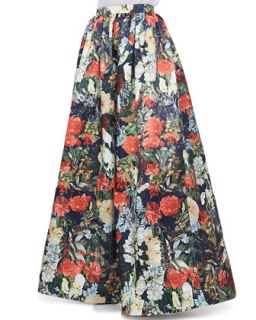Womens Tina Floral Ball Gown Skirt   Alice + Olivia   Vintage bouquet (6)