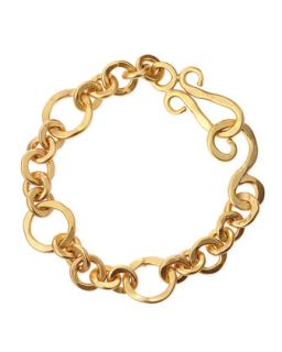 Coronation 24k Gold Plate Small Bracelet   Stephanie Kantis   Gold (24K )