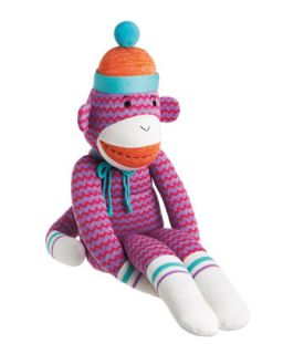 Aggie Large Plush Sock Monkey Toy   Monkeez   (LARGE )