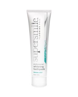 Fluoride Free Professional Whitening Toothpaste   Supersmile   White