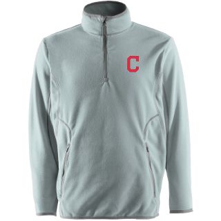 Antigua Cleveland Indians Mens Ice Pullover   Size Medium, Silver (ANT INDN