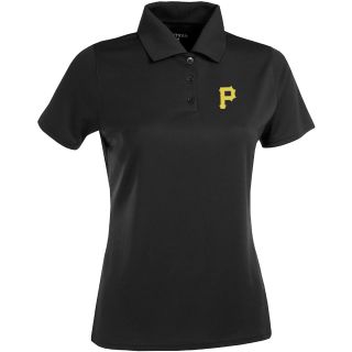 Antigua Pittsburgh Pirates Womens Exceed Polo   Size XL/Extra Large, Black