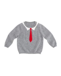 Kens Tie Intarsia Cashmere Sweater, 6 24 Months   Christopher Fischer   (18 