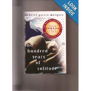 One Hundred Years of Solitude 1998 Perennial Classic paperback Oprah's Book Club sticker on front Gabriel Garcia Marquez 9780060740450 Books
