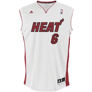 adidas Youth Miami Heat LeBron James Revolution 30 Replica Home Jersey   Size