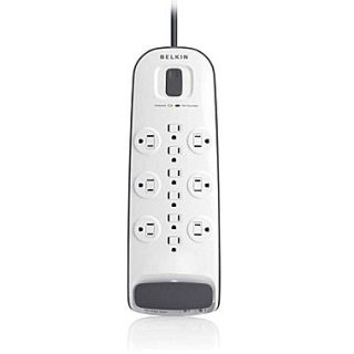 Belkin BV112230 08 12 Outlets 3996 Joule Surge Protector With 8 Cord