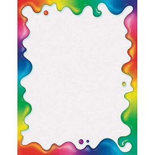 Trend Enterprises 11 x 8 1/2 Terrific Paper, Rainbow Gel