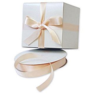 7/8 x 100 yds. Double Face Satin Ribbon, Nude
