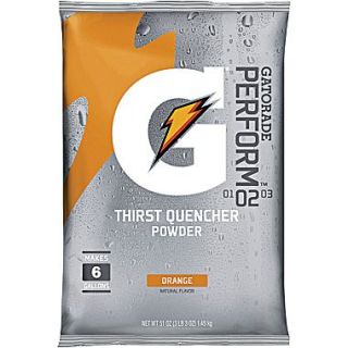 Gatorade 6 gal Yield Instant Powder Dry Mix Energy Drink, 51 oz Pack, Orange