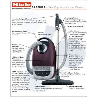 Miele S5981 Capricorn Canister Vacuum Cleaner   Household Canister Vacuums