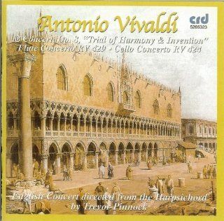 Antonio Vivaldi 12 concerti Op 8 for Violin & Orchestra "Trial of Harmony & Invention" / Flute Concerto RV 429 Cello Concerto RV 424 Music
