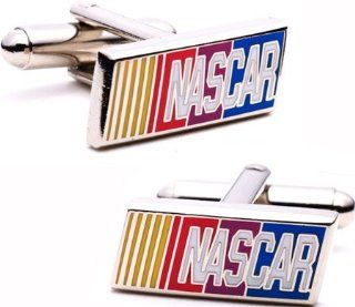 Cufflinks Inc Men's NASCAR Cufflinks Multicolored Cuff Links Jewelry